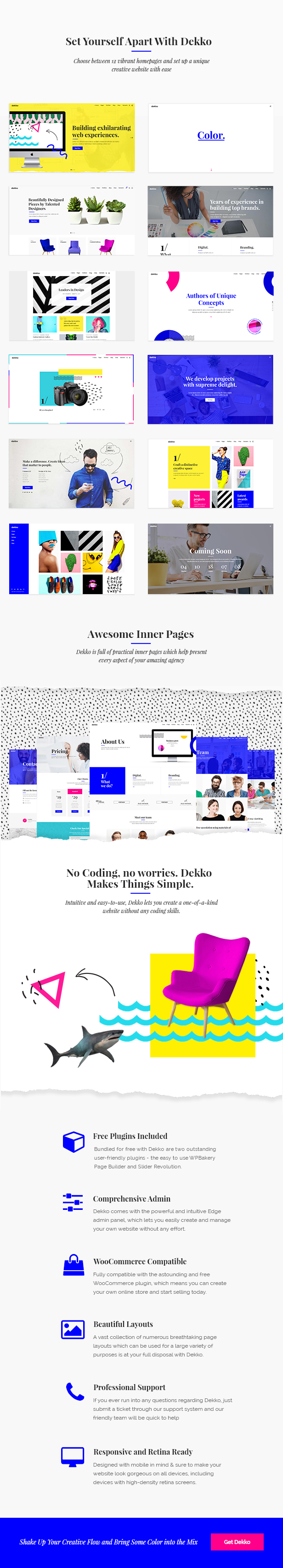 Dekko - Web Design Agency Theme - 1